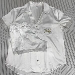 Victoria’s Secret Satin Bride Pajama Set
